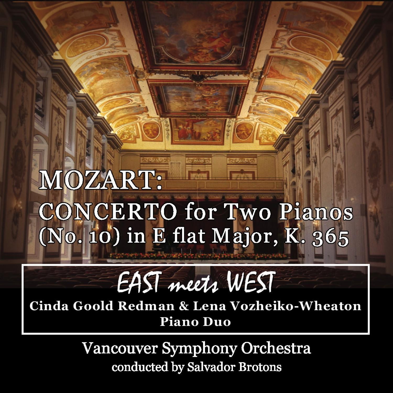 Concerto for Two Pianos (No. 10) in E-Flat Major, K. 365专辑