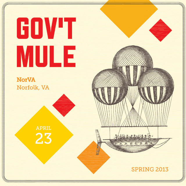 Gov't Mule Setlist at The NorVa, Norfolk, VA, USA