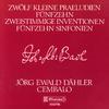 Zwölf Kleine Praeludien: D-dur BWV 925, d-moll BWV 926, d-moll BWV 940