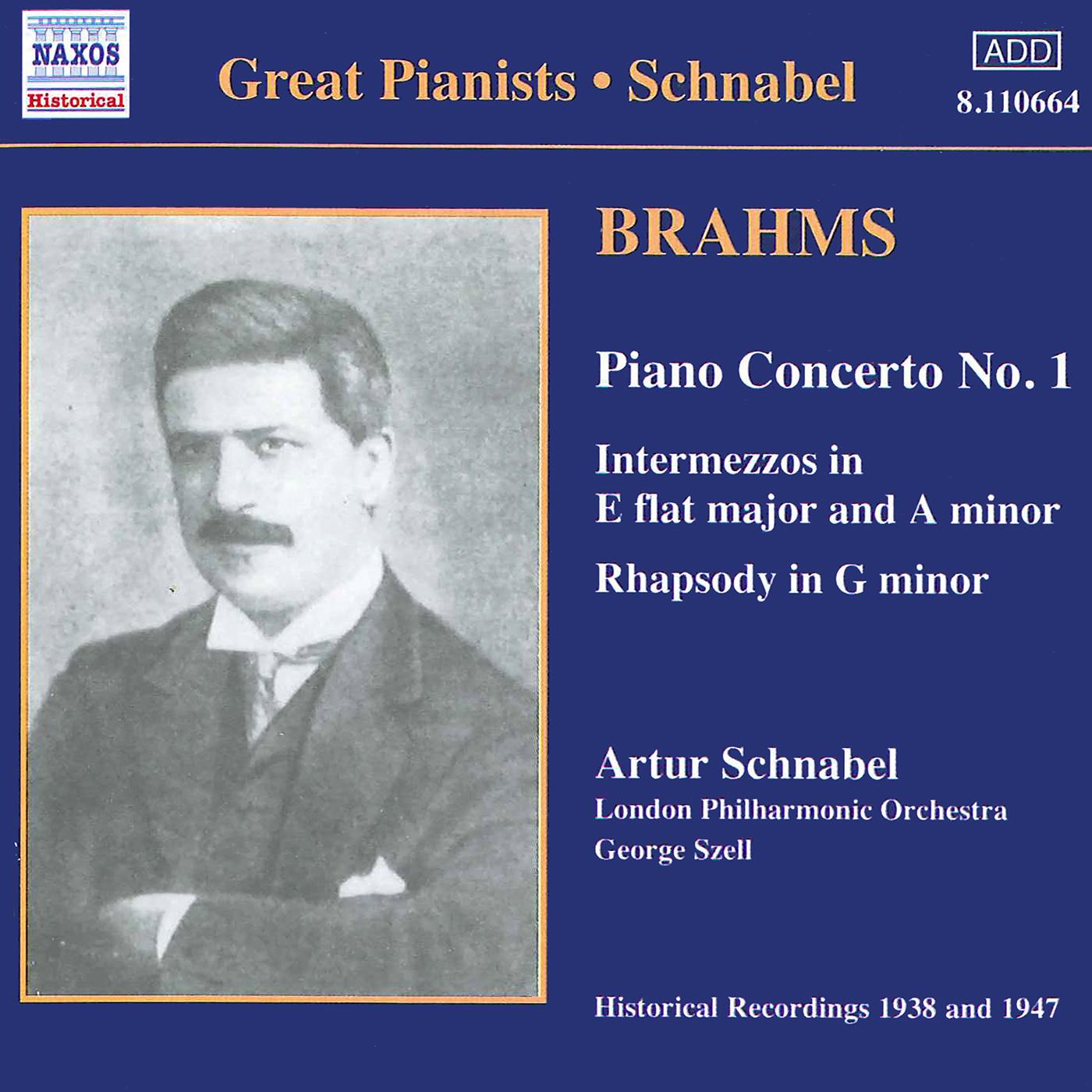 BRAHMS: Piano Concerto No. 1 (Schnabel) (1938)