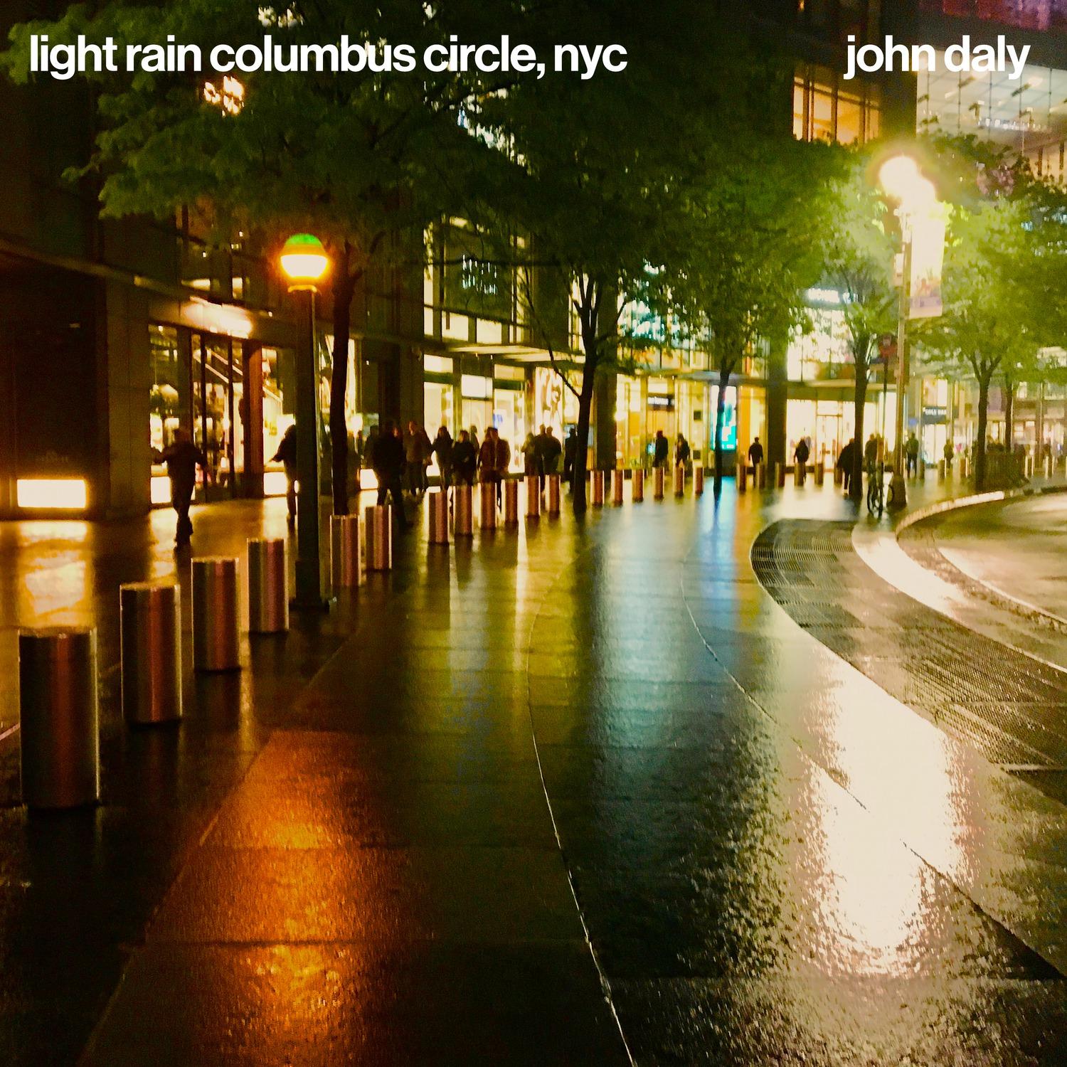 Light Rain Columbus Circle, NYC