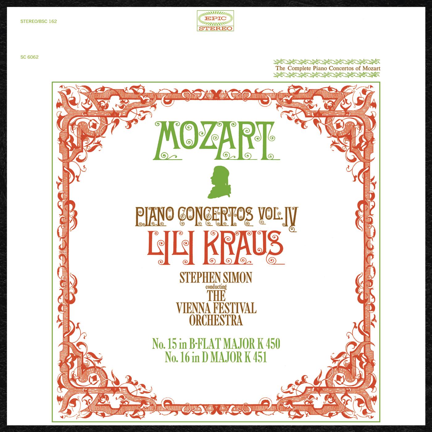 Mozart: Piano Concertos Nos. 15 & 16