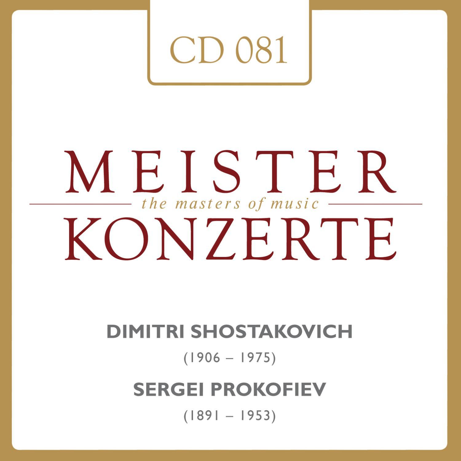 Dimitri Shostakovich - Sergei Prokofiev专辑