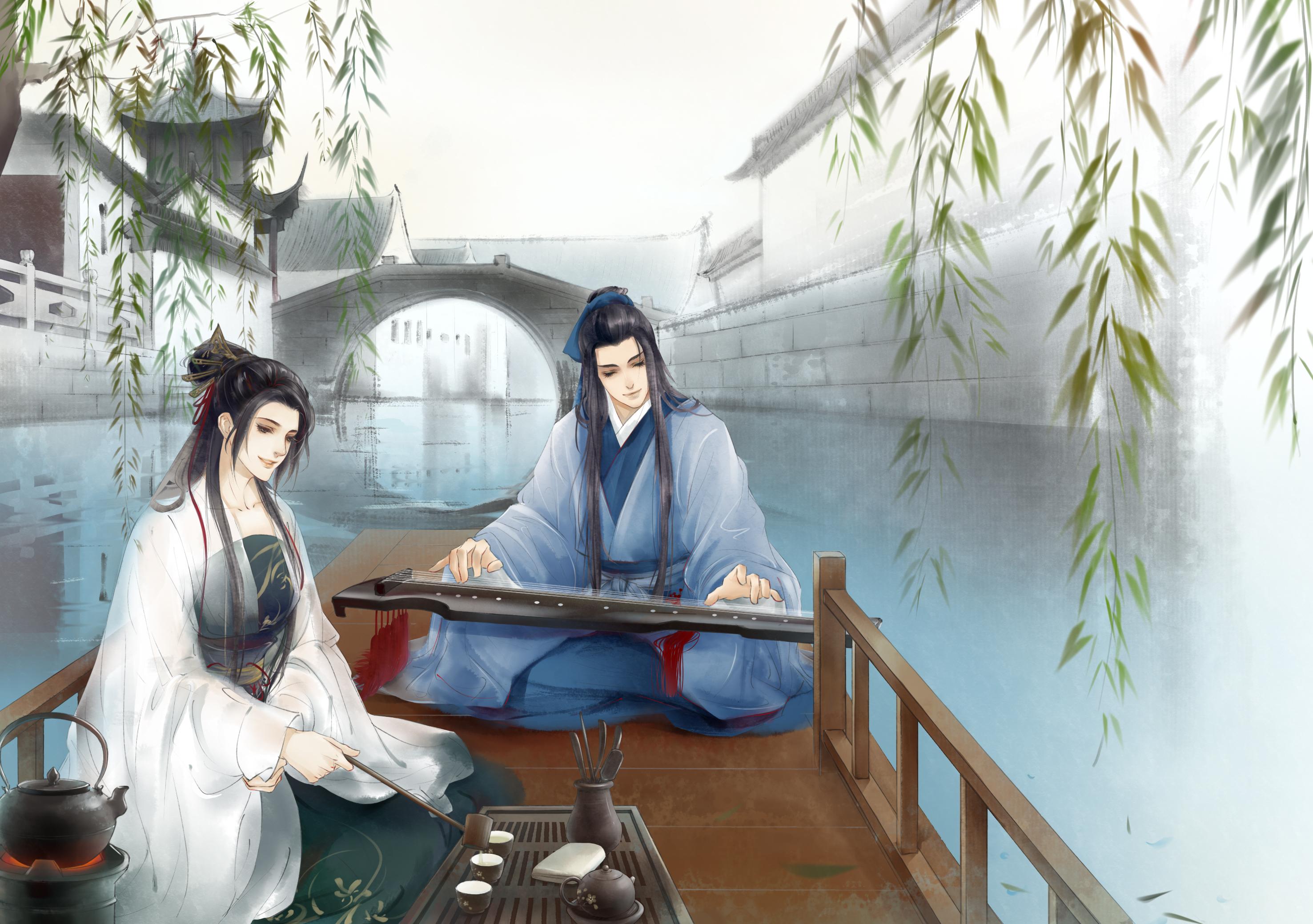 锦瑟无端五十弦. 一弦一柱思年-江里鱼儿