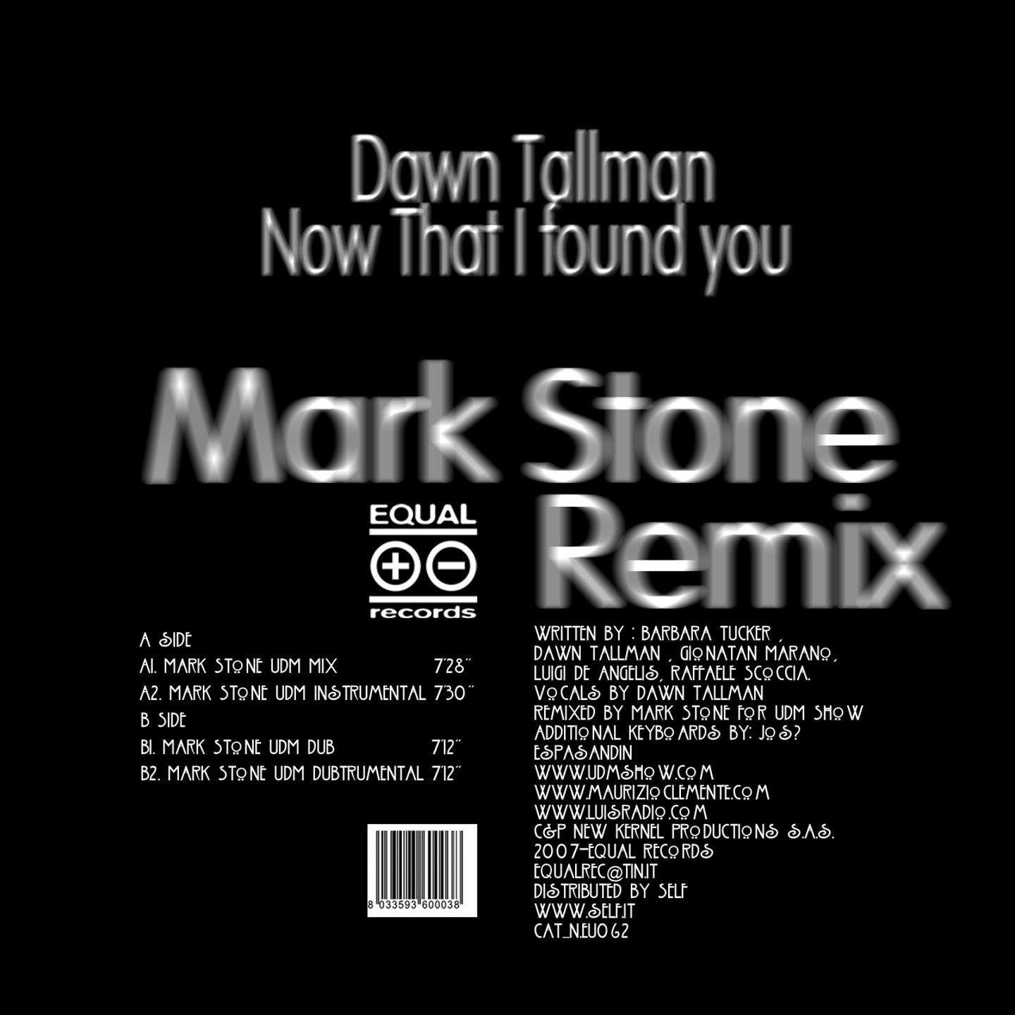 歌手:barbara tucker / dawn tallman / raffaele scoccia / gionatan