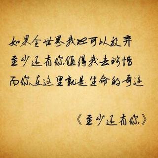 『华语』那些年写过的歌词本