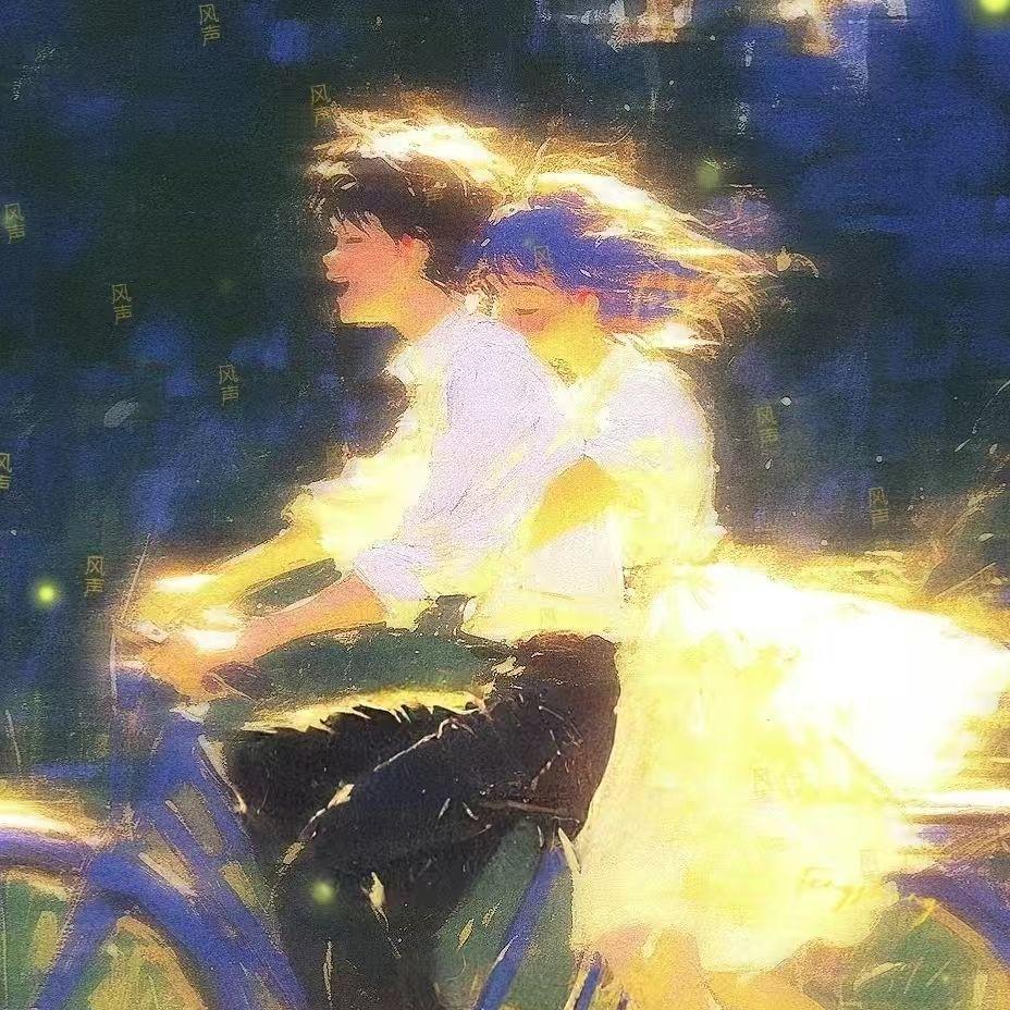 夕焼け自転車