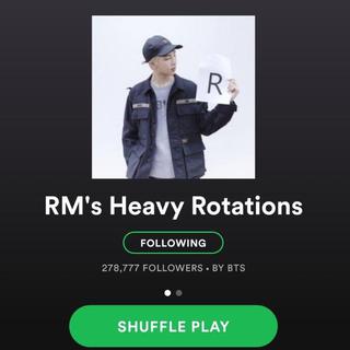 金南俊 RM spotify 新歌单171123