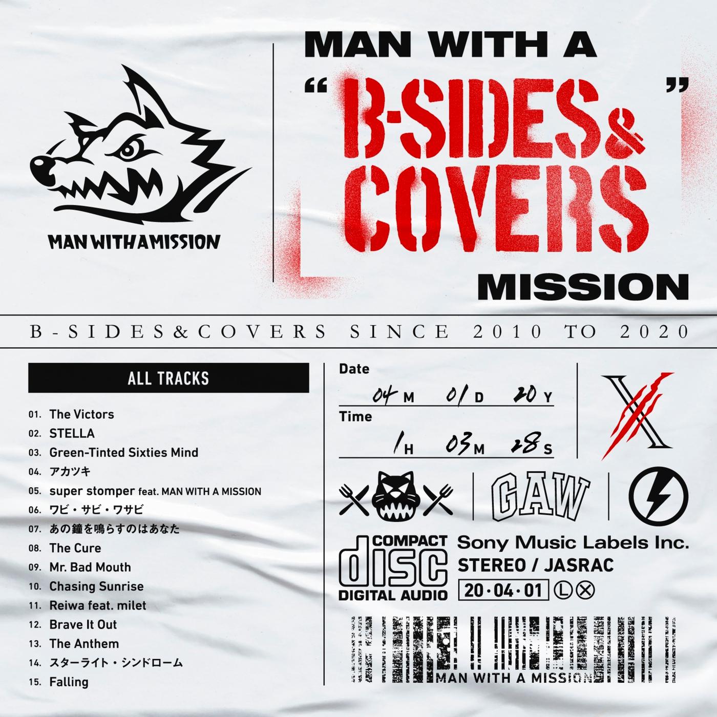 MAN WITH A "B-SIDES & COVERS" MISSION专辑