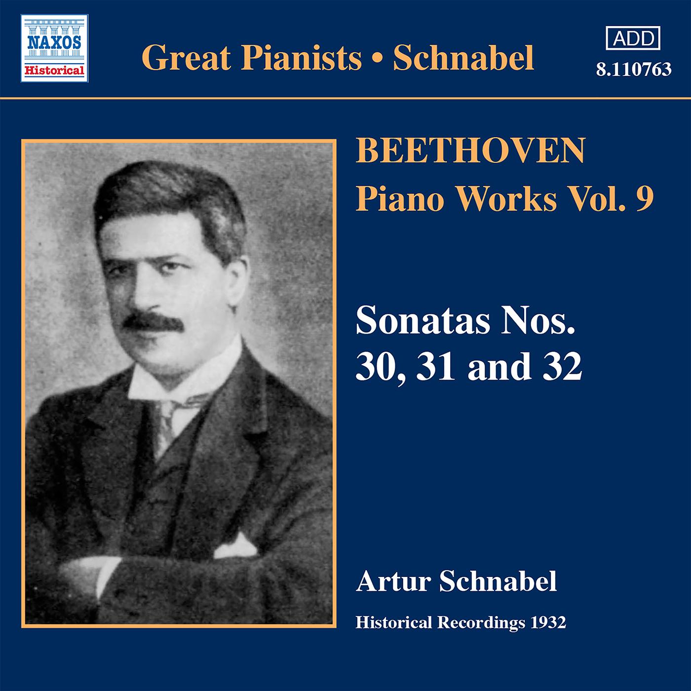 BEETHOVEN: Piano Sonatas Nos. 30-32 (Schnabel) (1932)