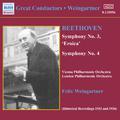 BEETHOVEN: Symphonies Nos. 3 and 4 (Weingartner) (1933, 1936)
