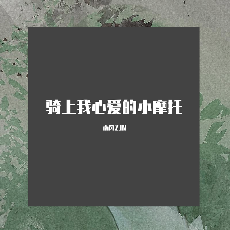 骑上我心爱的小摩托（精分版）