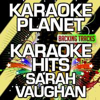 Yesterdays - Sarah Vaughan (karaoke)