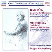 BARTOK: Concerto for Orchestra / MUSSORGSKY: Pictures at an Exhibition (Koussevitzky) (1943-1944)