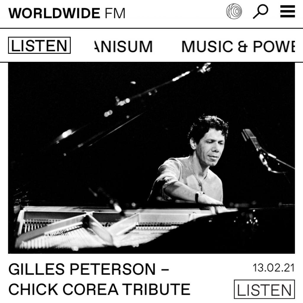 Gilles Peterson致敬Chick Corea歌单