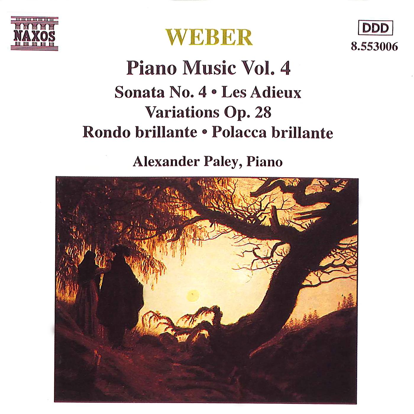 WEBER: Piano Music, Vol. 4