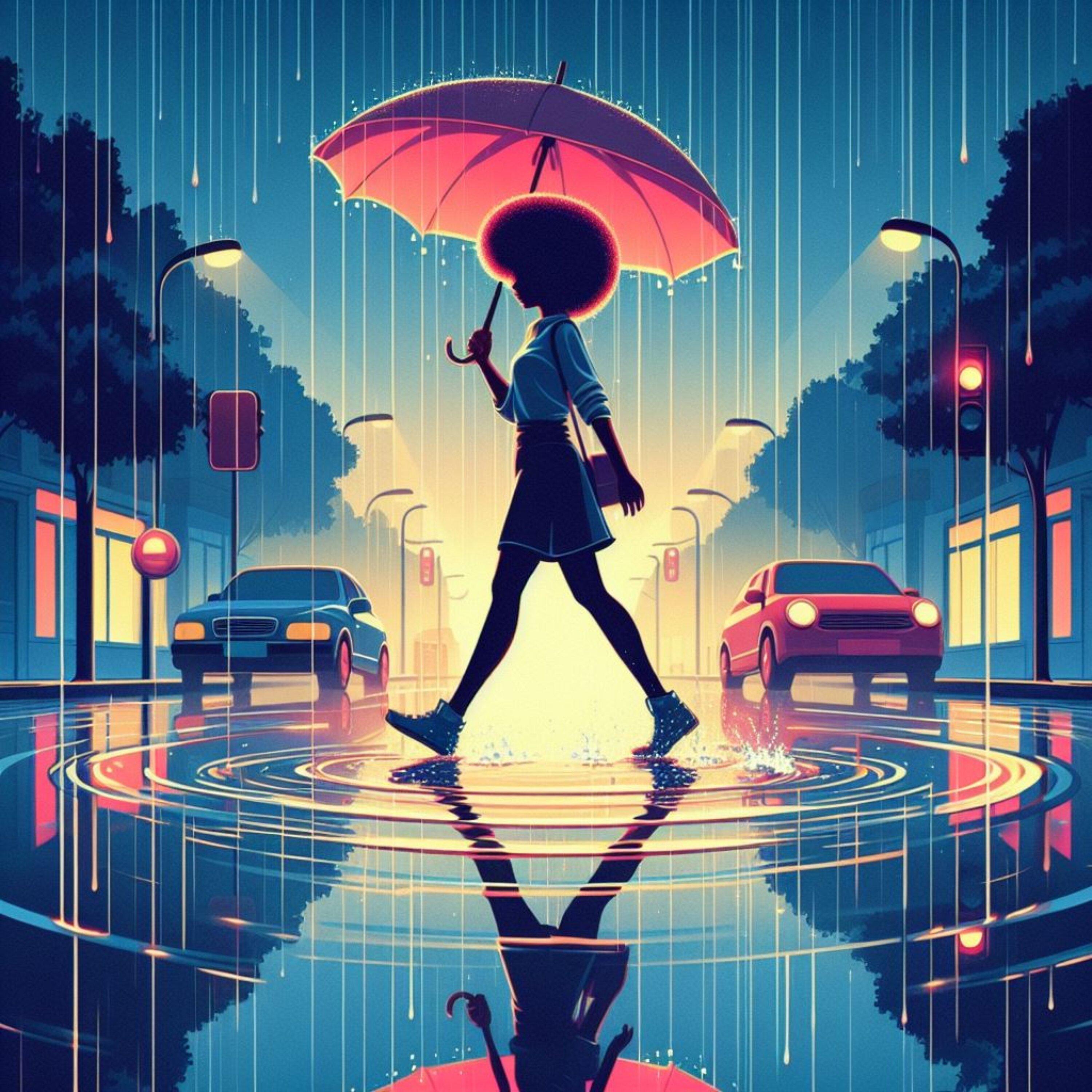 Raina Meadows - Strong Background Rain for Relaxing, Sleeping, Studying, Working 6