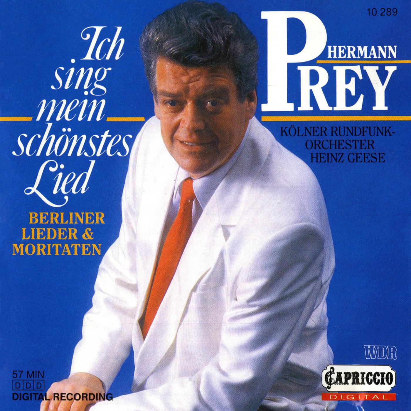 Hermann Prey - Traumland:Traumland: Ich sing mein schonstes Lied