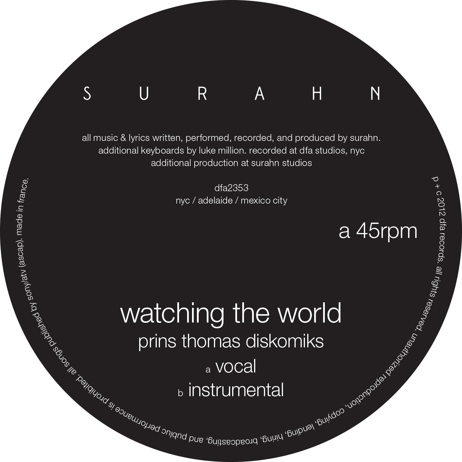Watching the World (Prins Thomas Diskomiks)