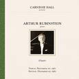 Arthur Rubinstein at Carnegie Hall New York City, November 10 & December 10, 1961