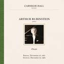 Arthur Rubinstein at Carnegie Hall New York City, November 10 & December 10, 1961