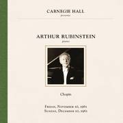 Arthur Rubinstein at Carnegie Hall New York City, November 10 & December 10, 1961专辑