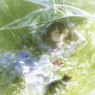 雨送斜影 我和影子对坐沉默
