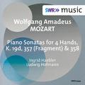 MOZART, W.A.: Sonatas for Piano 4 Hands, K. 19d, 357 and 358 (Haebler, L. Hoffmann) (1956)