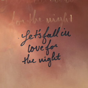 FINNEAS - Let's Fall In Love For The Night (karaoke) 带和声伴奏 （升4半音）