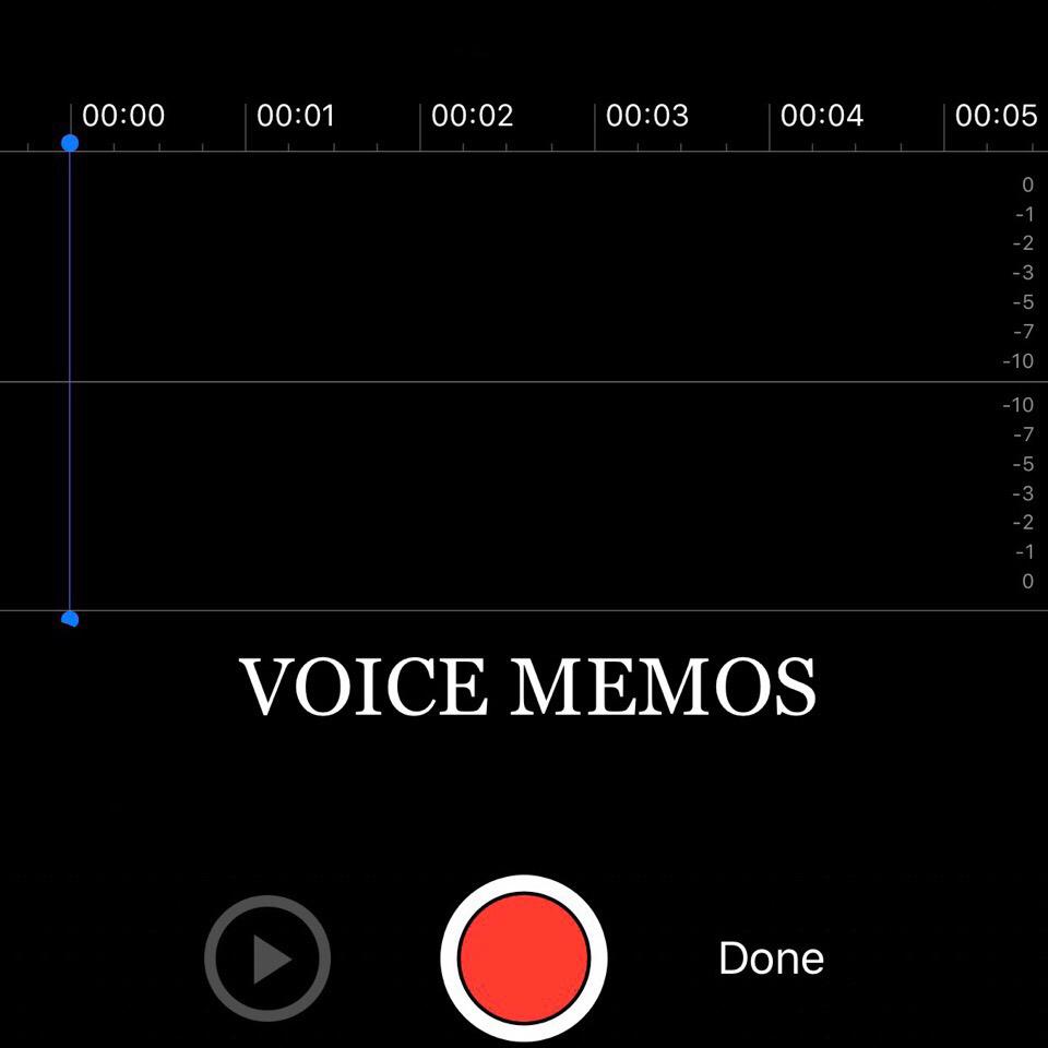 VOICE MEMOS专辑