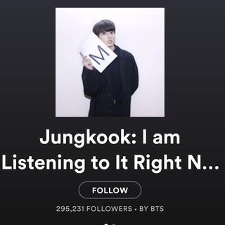 田柾国 jungkook spotify新歌单171120