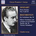 MOZART: Piano Sonatas / BEETHOVEN: Variations (Arrau) (1941)