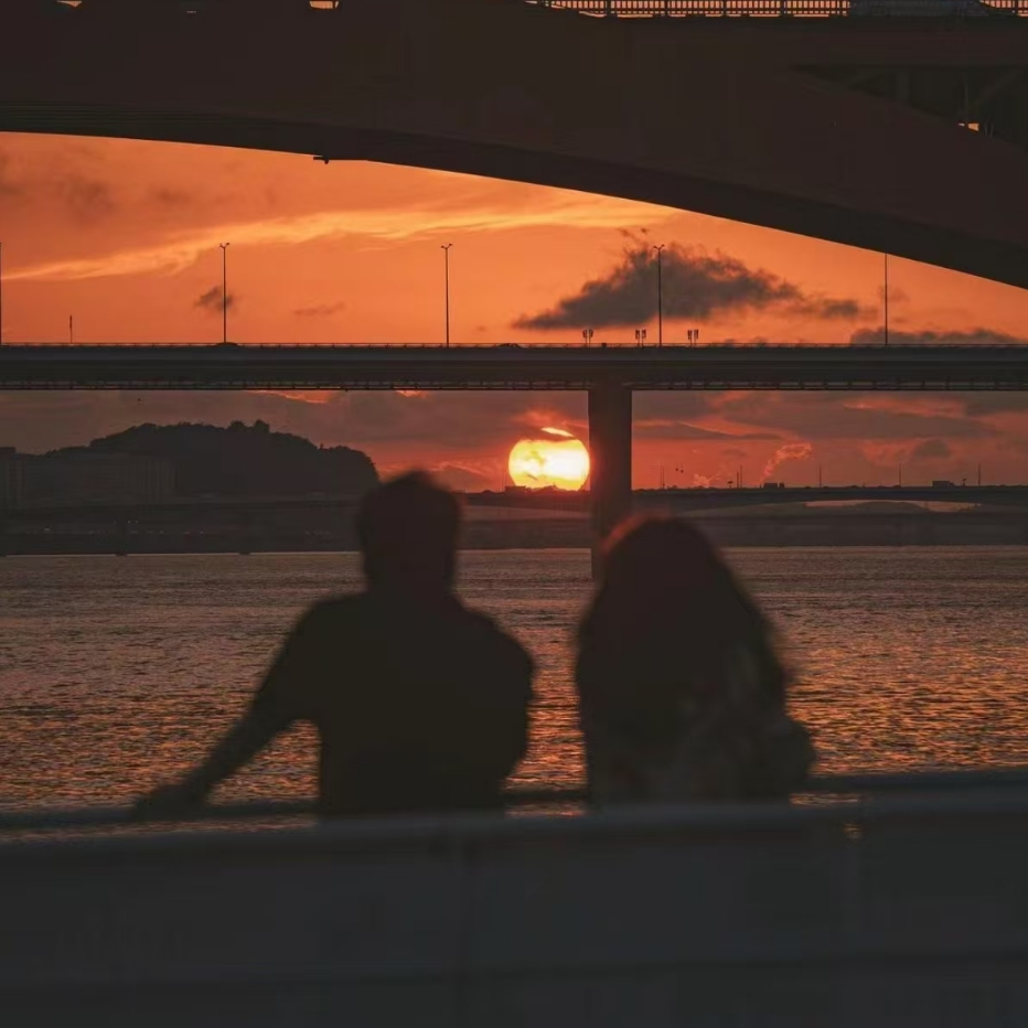 生活匆忙 别错过日落和夕阳