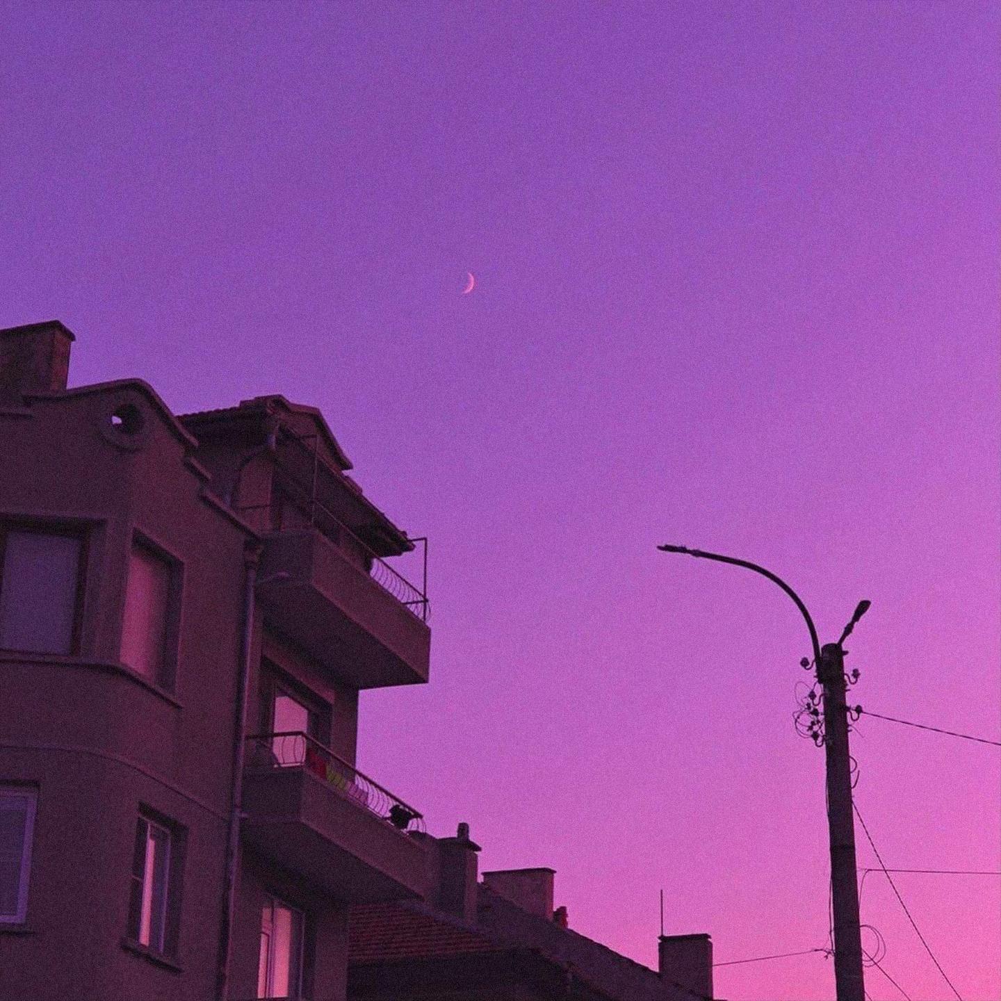 violet sky
