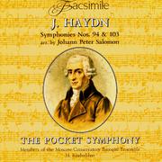 Franz Joseph Haydn. Symphonies No.94 & No.103 arr. by Johann Peter Salomon