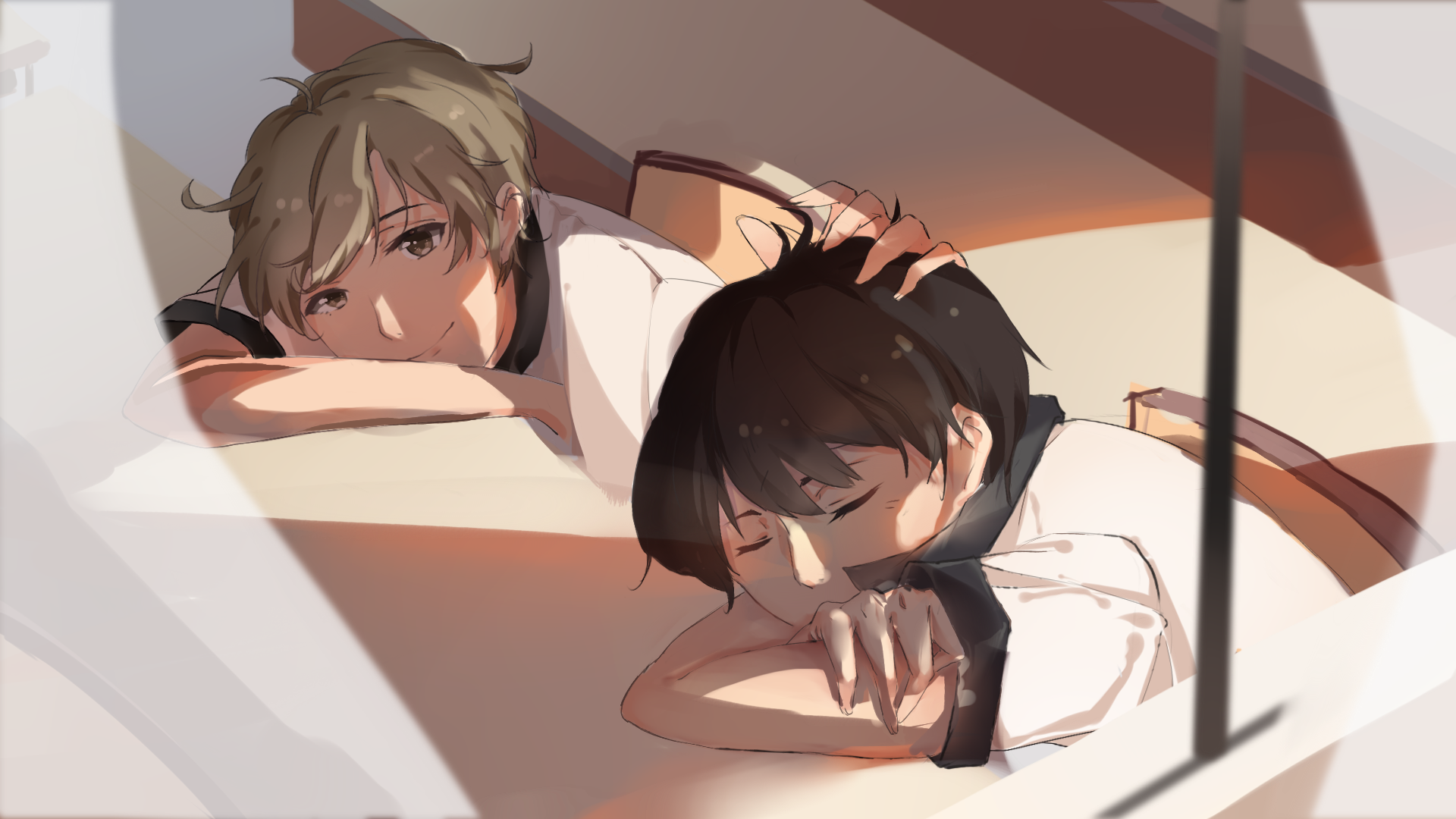 他