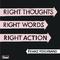 Right Thoughts, Right Words, Right Action专辑