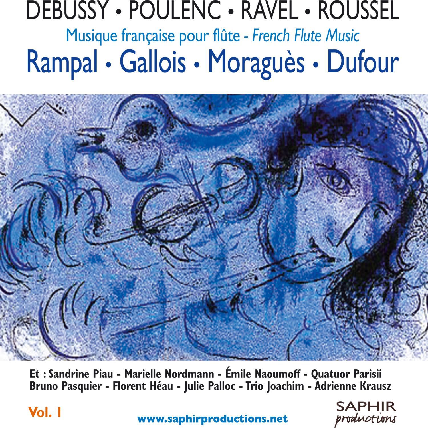 Debussy - Poulenc - Ravel - Roussel: Musique française pour flûte