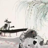 听一曲古风清韵，饮一杯雨前清茶