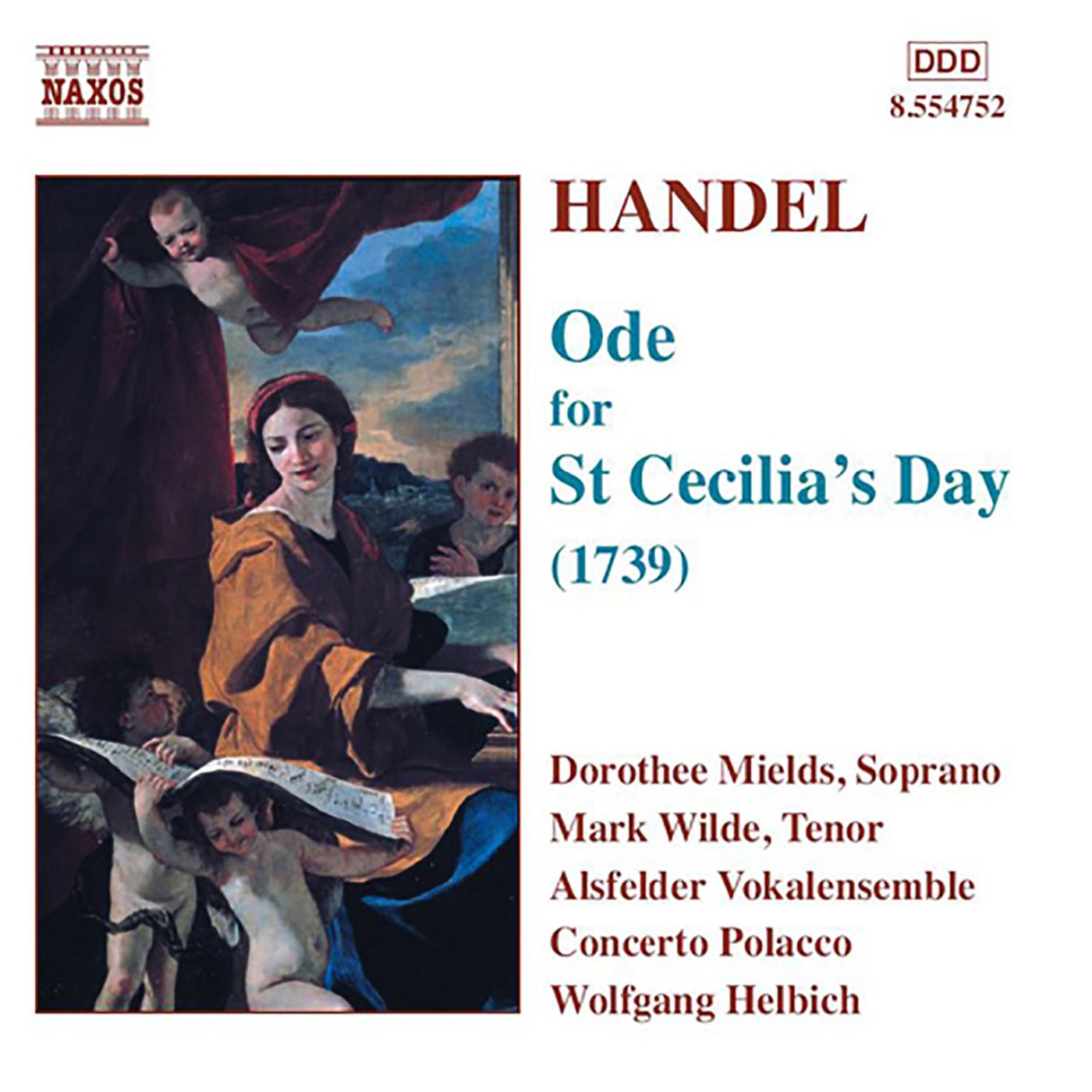 HANDEL: Ode for St. Cecilia's Day