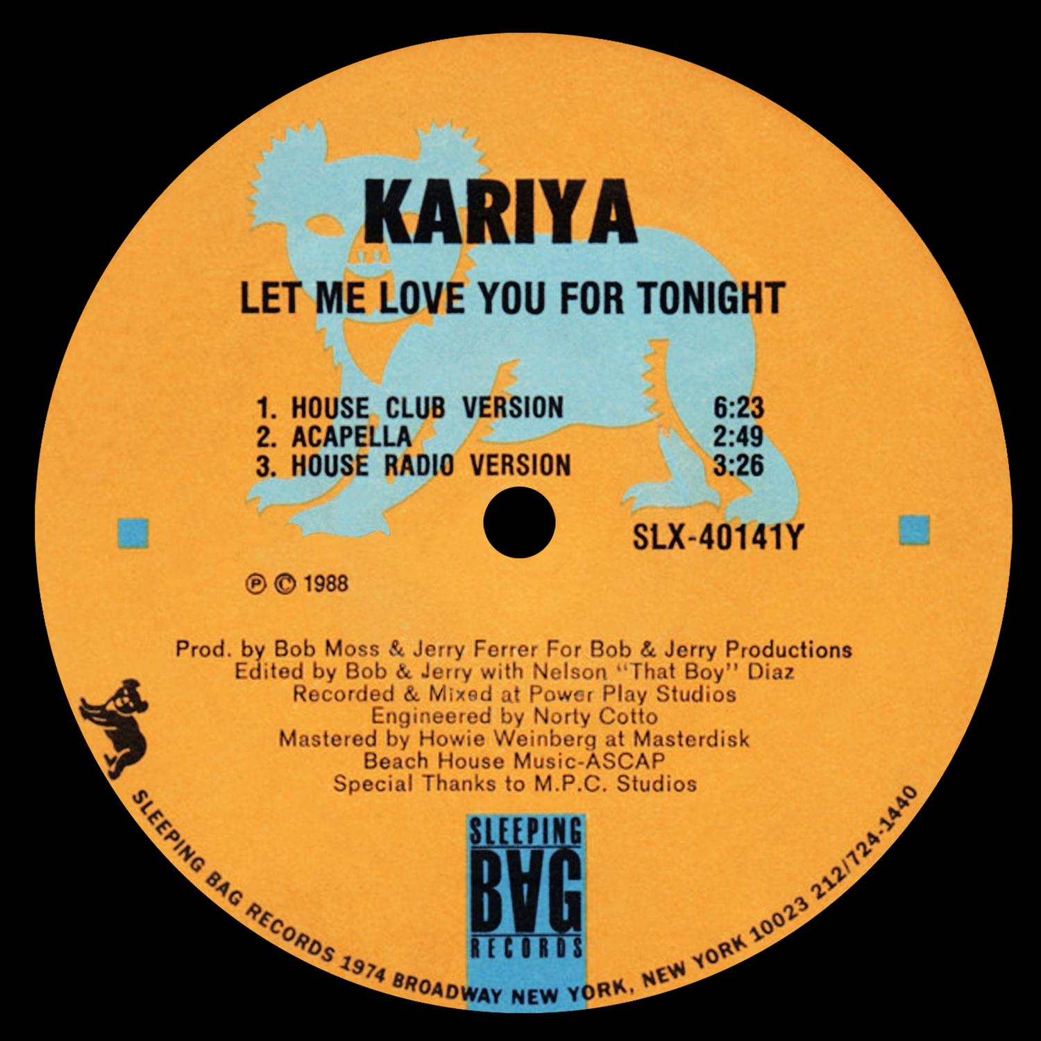 Let Me Love You for Tonight