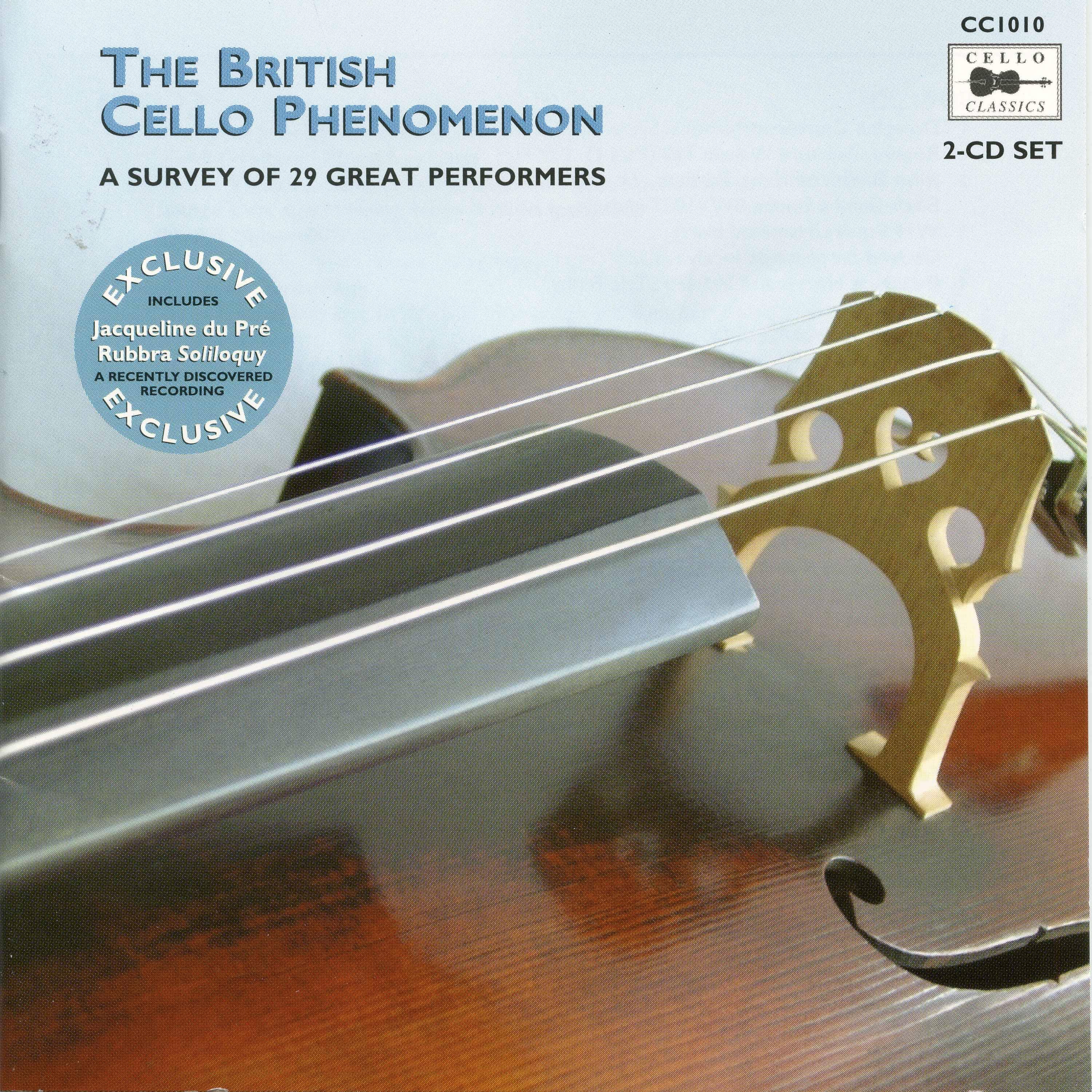 The British Cello Phenomenon: A Survey of 29 Great Performers