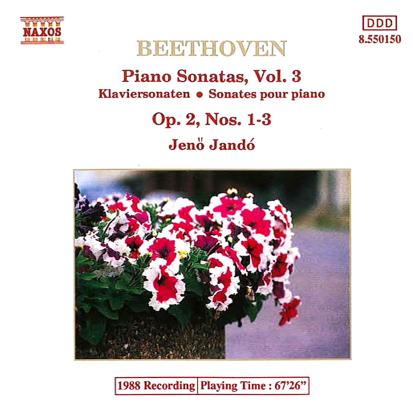 BEETHOVEN: Piano Sonatas  Nos. 1-3, Op. 2