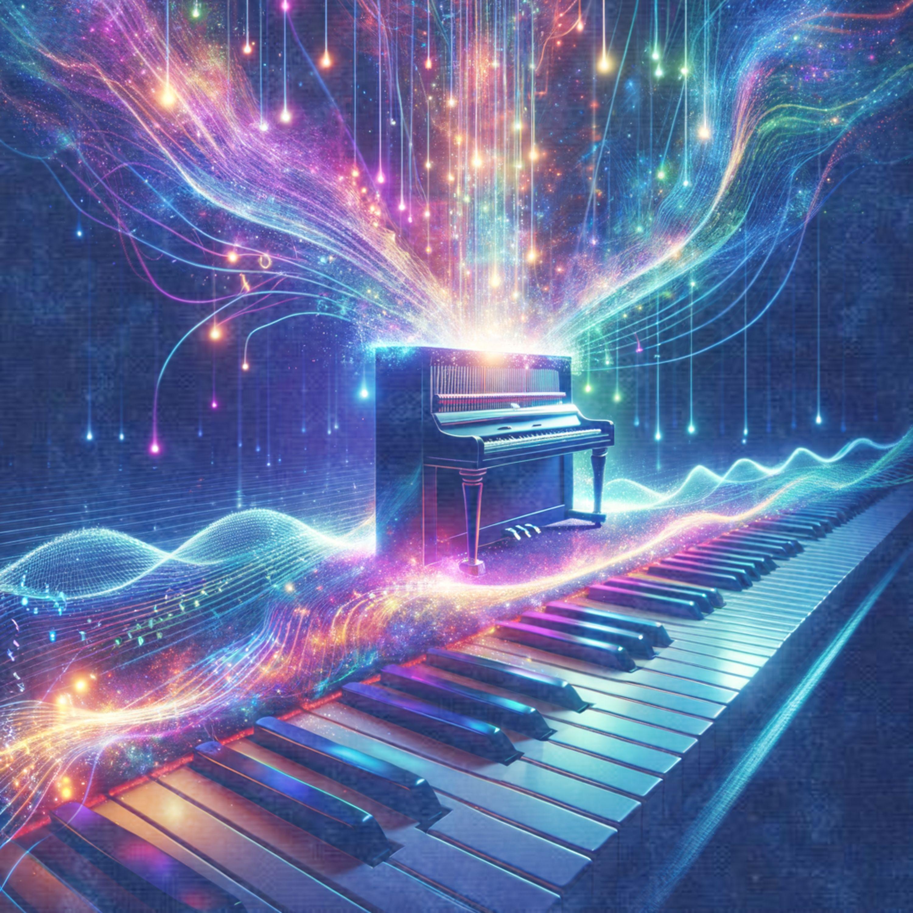 Melodic Piano Echoes for Study