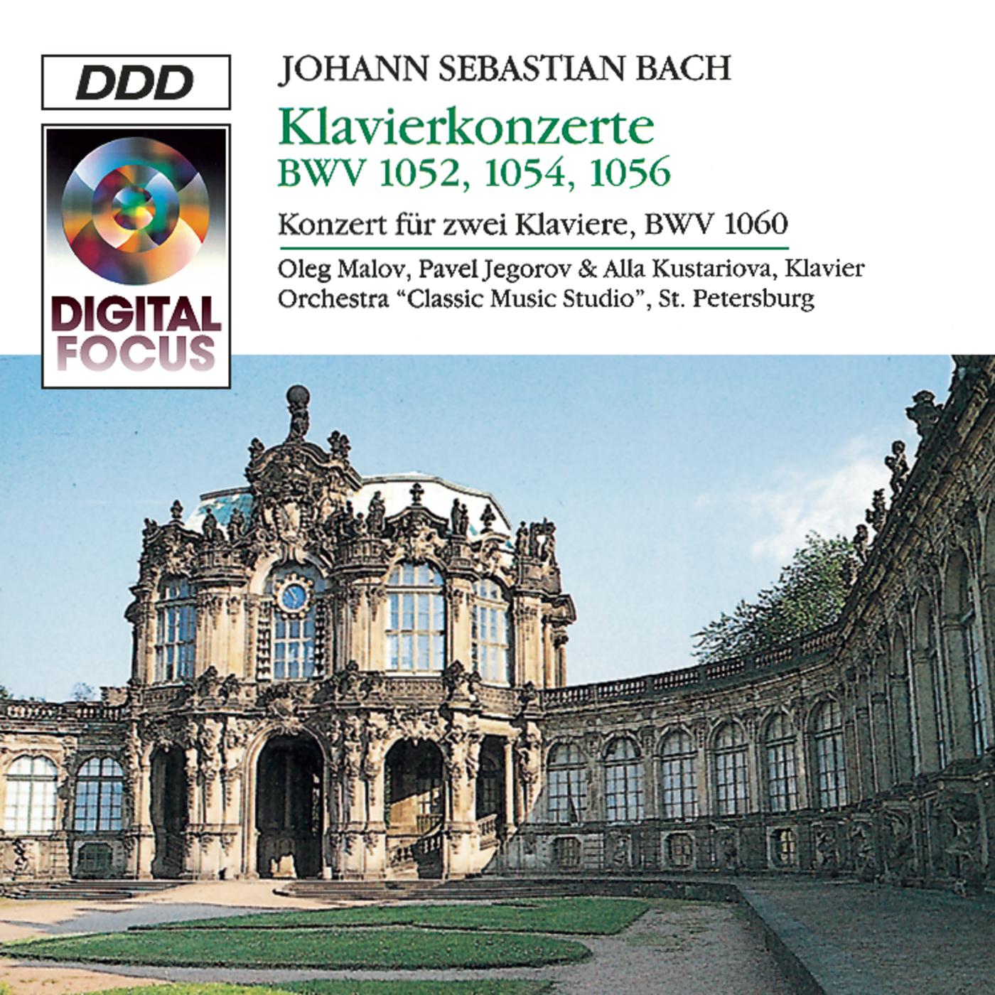 Bach: Concertos for Piano and Orchestra BWV. 1052, 1054, 1056 & 1060