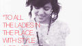 To All the Ladies in the Place, with Style & Grace专辑