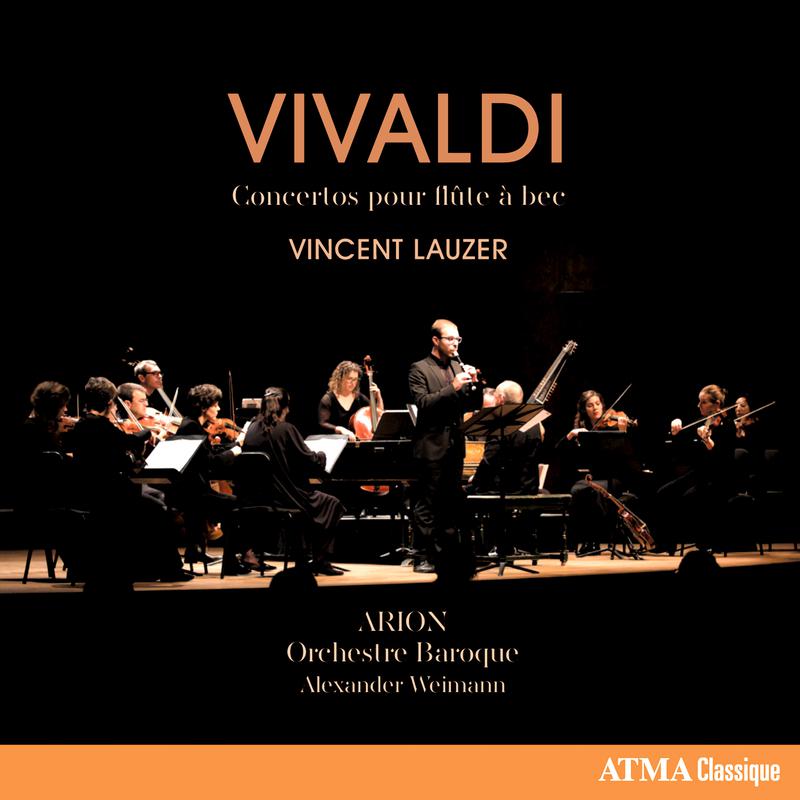 Vincent Lauzer - Concerto pour flûte à bec alto, cordes et basse continue en fa majeur, RV 442: I. Allegro ma non tanto