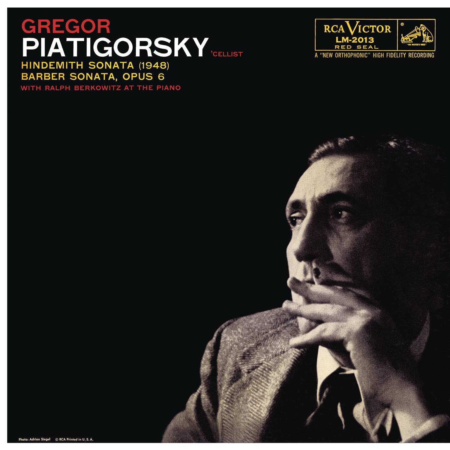 Hindemith: Sonata in E Major & Barber: Sonata in C Minor, Op. 6 (Remastered)