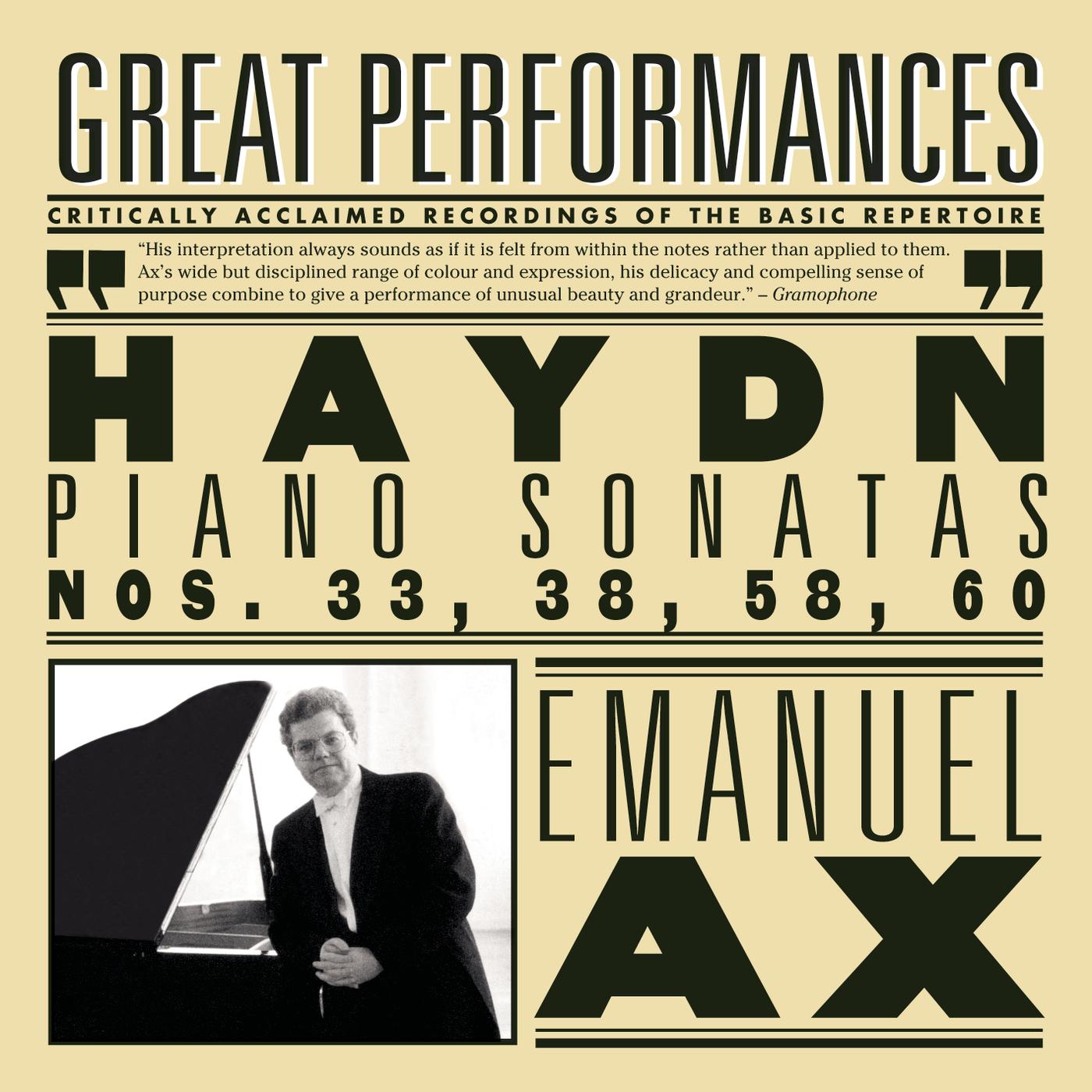 Haydn: Sonatas Nos. 33, 38, 58 & 60