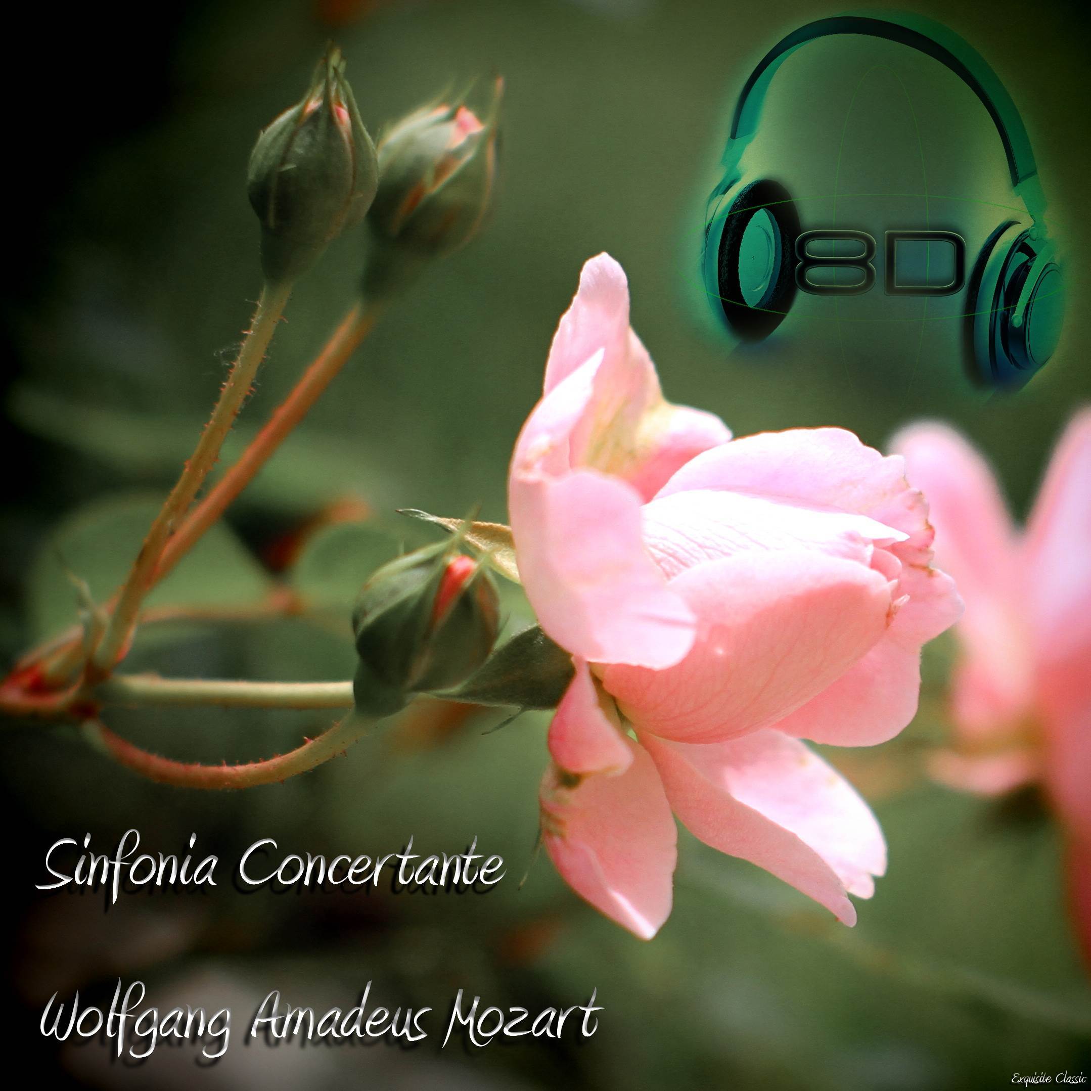 Sinfonia Concertante for Violin, Viola and Orchestra in E♭ major, K. 364 (320d) - Wolfgang Amadeus Mozart (8D Binaural Remastered - Music Therapy)